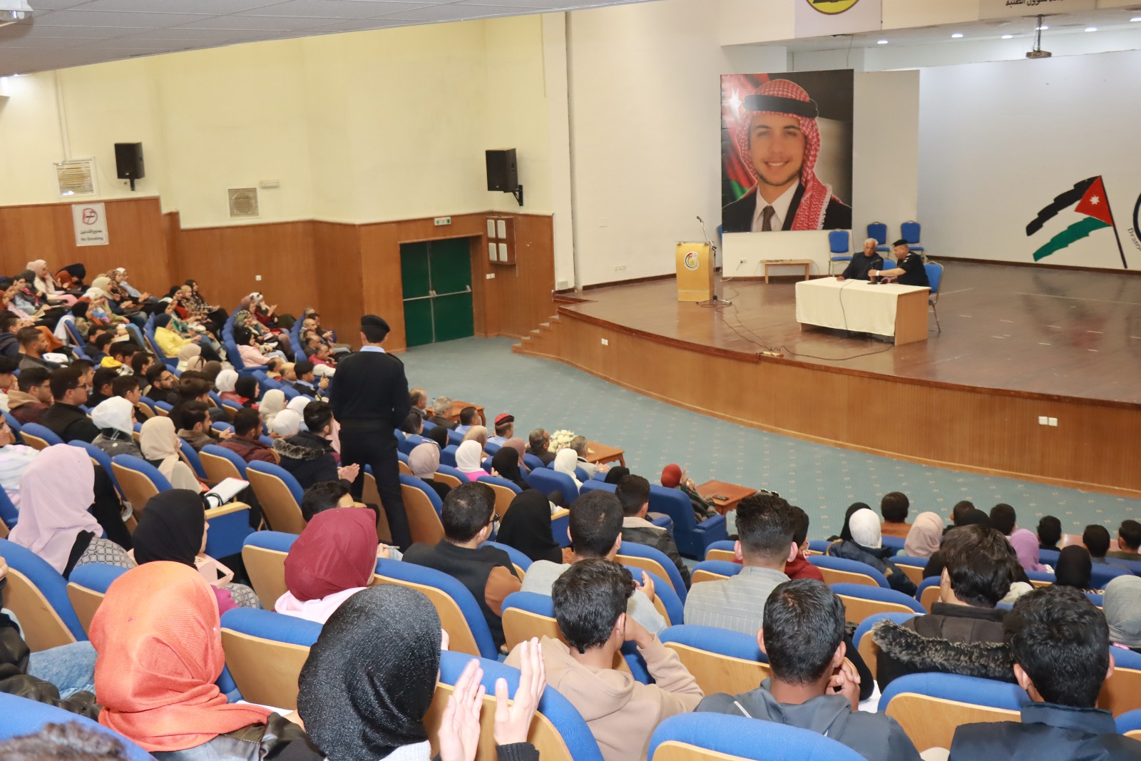 A lecture entitled (Security and Society) at the university